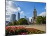 Skyscrapers with Palace of Culture and Science, City Centre, Warsaw, Masovian Voivodeship, Poland,-Karol Kozlowski-Mounted Photographic Print