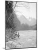 Skyskomish River Fishing, 1906-Asahel Curtis-Mounted Giclee Print