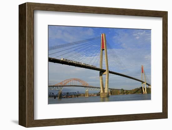 Skytrain Bridge, New Westminster, Vancouver Region, British Columbia, Canada, North America-Richard Cummins-Framed Photographic Print