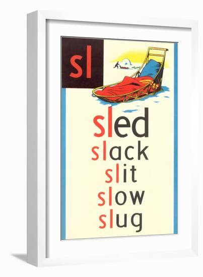 SL for Sled-null-Framed Premium Giclee Print