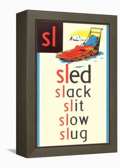 SL for Sled-null-Framed Stretched Canvas