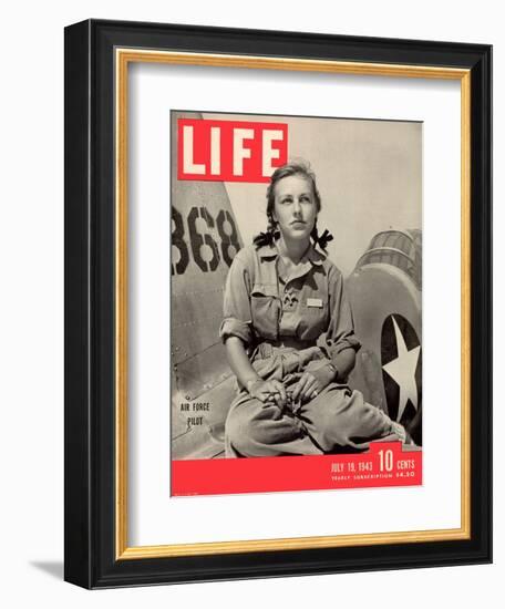 Slade Learns to be Ferry Pilot for Air Force, Women's Flying Training Detachment, July 19, 1943-Peter Stackpole-Framed Photographic Print