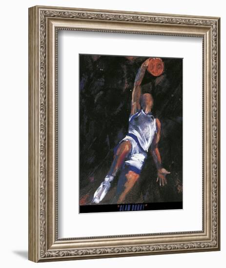 Slam Dunk-Terry Rose-Framed Art Print