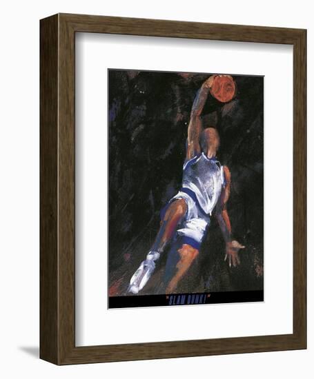 Slam Dunk-Terry Rose-Framed Art Print
