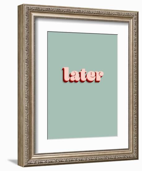 Slang III-Anna Hambly-Framed Art Print