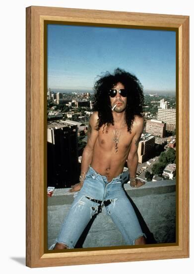 Slash, Guitarist Member of Group Guns N'Roses in 1992-null-Framed Stretched Canvas