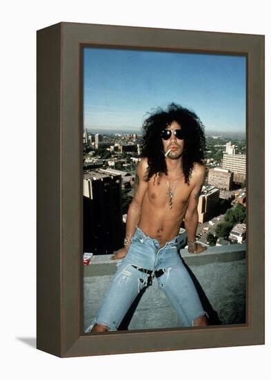 Slash, Guitarist Member of Group Guns N'Roses in 1992-null-Framed Stretched Canvas