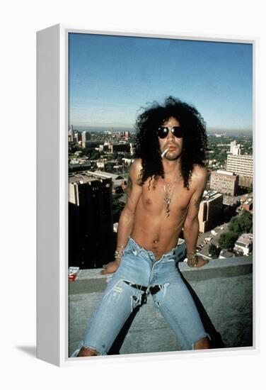 Slash, Guitarist Member of Group Guns N'Roses in 1992-null-Framed Stretched Canvas