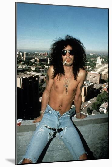 Slash, Guitarist Member of Group Guns N'Roses in 1992-null-Mounted Photo