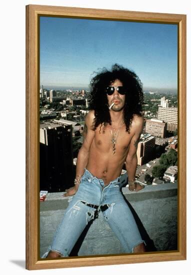 Slash, Guitarist Member of Group Guns N'Roses in 1992-null-Framed Stretched Canvas