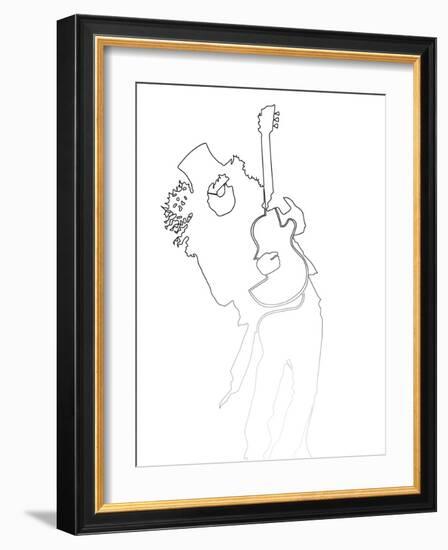 Slash Guns N' Roses-Logan Huxley-Framed Premium Giclee Print