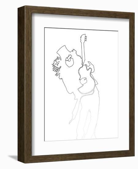 Slash Guns N' Roses-Logan Huxley-Framed Art Print