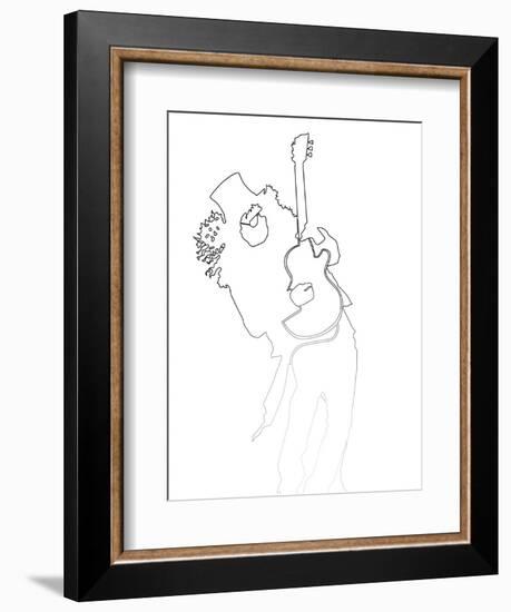 Slash Guns N' Roses-Logan Huxley-Framed Art Print