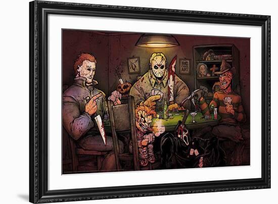 Slashers-Big Chris Art-Framed Art Print