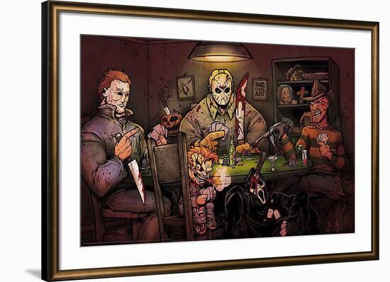 Slashers-Big Chris Art-Framed Art Print