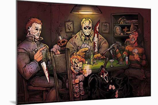 Slashers-Big Chris Art-Mounted Art Print