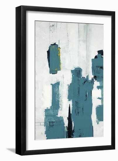Slate Blue Panel I-Kari Taylor-Framed Giclee Print
