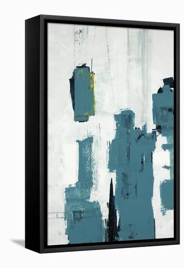 Slate Blue Panel I-Kari Taylor-Framed Premier Image Canvas