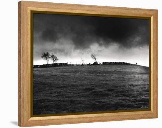 Slate Fence, Trawsfynydd Drovers Roads, Wales-Fay Godwin-Framed Premier Image Canvas