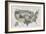 Slate US Map-Sue Schlabach-Framed Premium Giclee Print