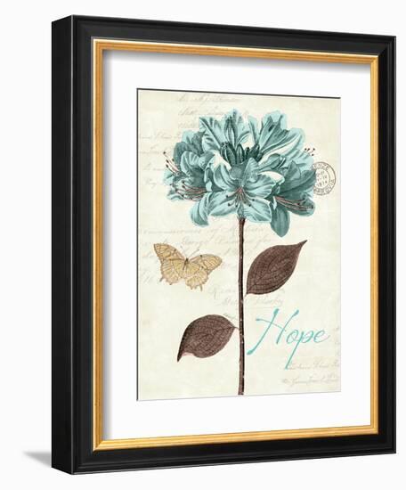 Slated Blue II-Katie Pertiet-Framed Premium Giclee Print