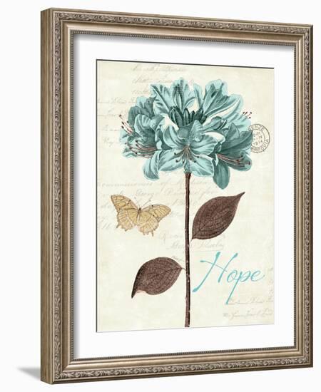 Slated Blue II-Katie Pertiet-Framed Art Print