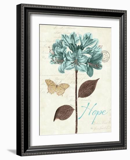 Slated Blue II-Katie Pertiet-Framed Art Print