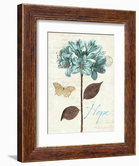 Slated Blue II-Katie Pertiet-Framed Art Print