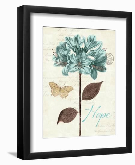 Slated Blue II-Katie Pertiet-Framed Art Print