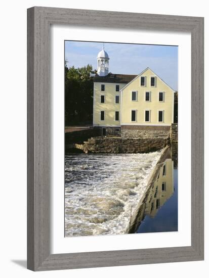 Slater's Mill, First U.S. Textile Factory, Pawtucket, Rhode Island-null-Framed Giclee Print