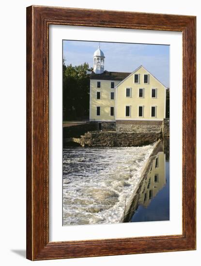 Slater's Mill, First U.S. Textile Factory, Pawtucket, Rhode Island-null-Framed Giclee Print