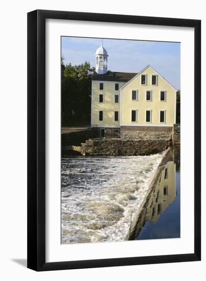 Slater's Mill, First U.S. Textile Factory, Pawtucket, Rhode Island-null-Framed Giclee Print