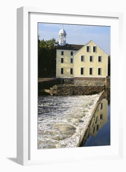 Slater's Mill, First U.S. Textile Factory, Pawtucket, Rhode Island-null-Framed Giclee Print