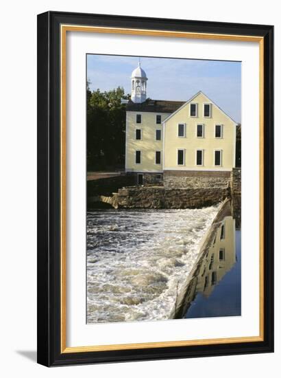 Slater's Mill, First U.S. Textile Factory, Pawtucket, Rhode Island-null-Framed Giclee Print