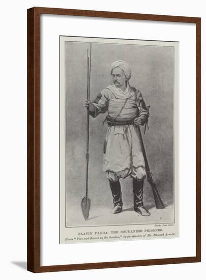 Slatin Pasha, the Soudanese Prisoner-null-Framed Giclee Print