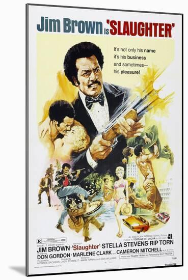 Slaughter, Jim Brown, 1972-null-Mounted Art Print