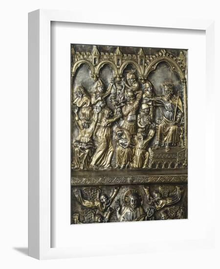 Slaughter of Innocents, Panel on Frontal of Altar of St James-Andrea Di Jacopo D'Ognabene-Framed Giclee Print