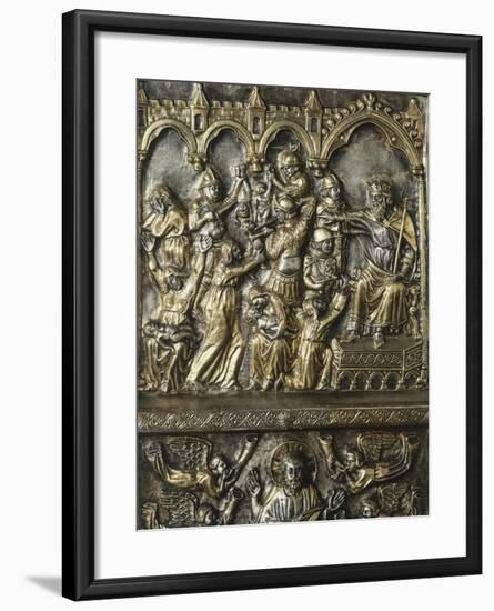 Slaughter of Innocents, Panel on Frontal of Altar of St James-Andrea Di Jacopo D'Ognabene-Framed Giclee Print