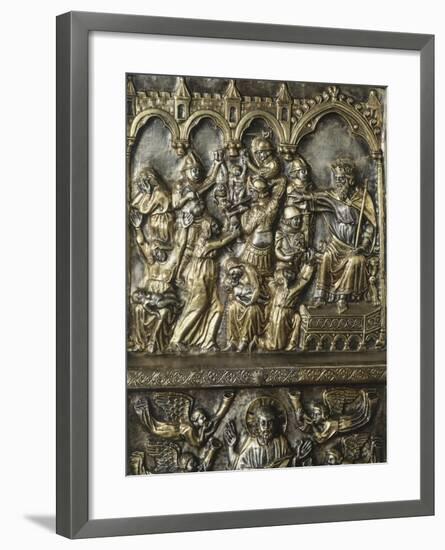 Slaughter of Innocents, Panel on Frontal of Altar of St James-Andrea Di Jacopo D'Ognabene-Framed Giclee Print