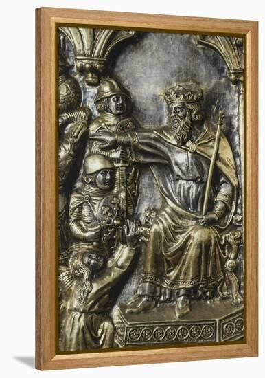 Slaughter of Innocents, Panel on Frontal of Altar of St James-Andrea Di Jacopo D'Ognabene-Framed Premier Image Canvas