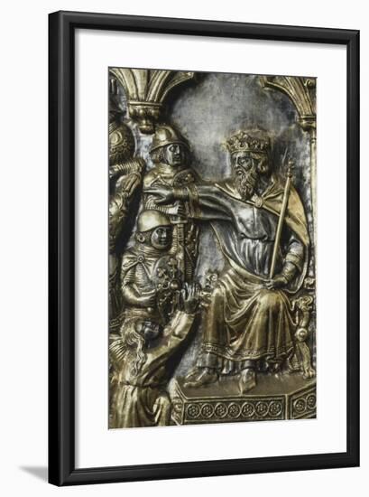 Slaughter of Innocents, Panel on Frontal of Altar of St James-Andrea Di Jacopo D'Ognabene-Framed Giclee Print