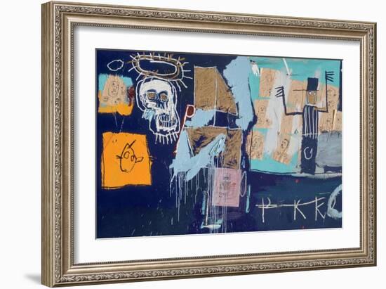 Slave Auction, 1982-Jean-Michel Basquiat-Framed Giclee Print