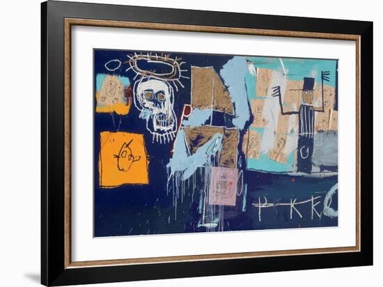 Slave Auction, 1982-Jean-Michel Basquiat-Framed Giclee Print