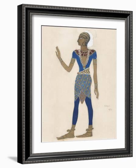 Slave for the Ballet 'La Tragédie de Salomé'-Leon Bakst-Framed Premium Giclee Print