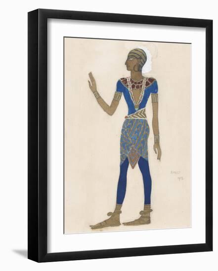 Slave for the Ballet 'La Tragédie de Salomé'-Leon Bakst-Framed Premium Giclee Print