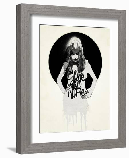 Slave No More-Mydeadpony-Framed Art Print