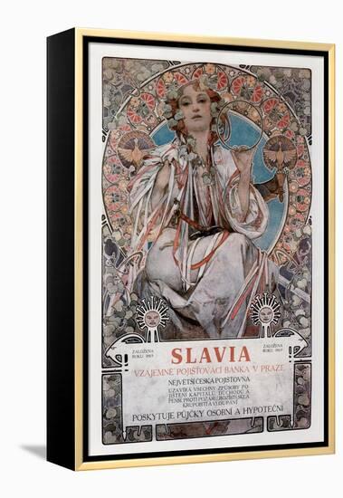 Slavia, 1907-Alphonse Mucha-Framed Premier Image Canvas