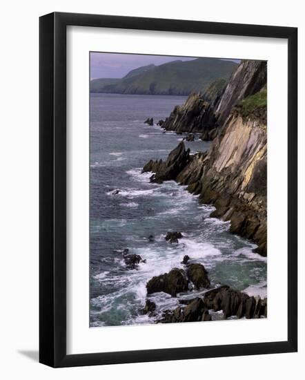 Slea Head, and Blasket Islands, Dingle Peninsula, County Kerry, Munster, Republic of Ireland-Patrick Dieudonne-Framed Photographic Print