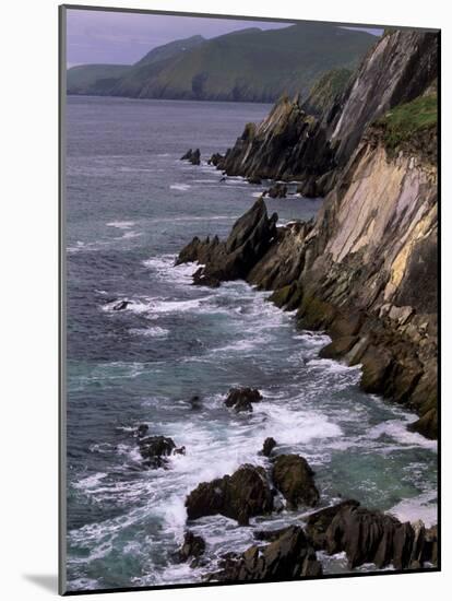 Slea Head, and Blasket Islands, Dingle Peninsula, County Kerry, Munster, Republic of Ireland-Patrick Dieudonne-Mounted Photographic Print