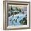 "Sledding by Sunset," December 18, 1948-John Falter-Framed Premium Giclee Print